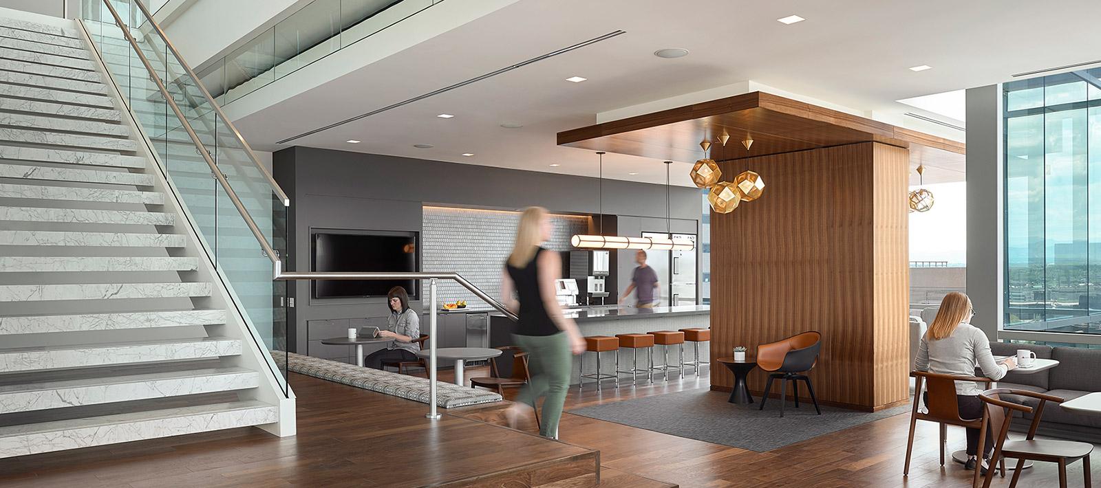 Cushman & Wakefield Working Lounge 4.5"x4.5" Downlights
