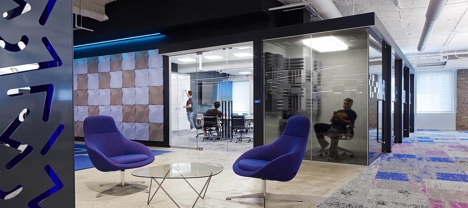 Pandora Reception private office and conference room