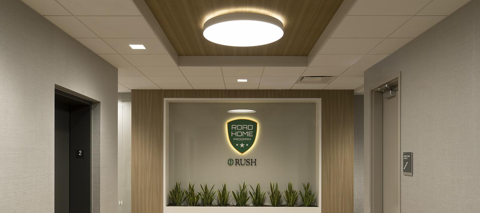 Rush Road Home Intensive Outpatient Elevator Lobby Skydome Edge