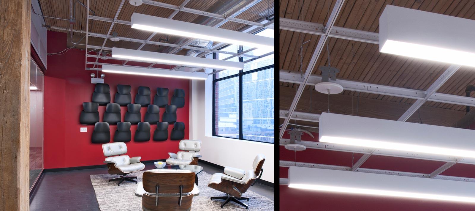 Thomas Interior Systems Seem 4 Suspended Waiting Area