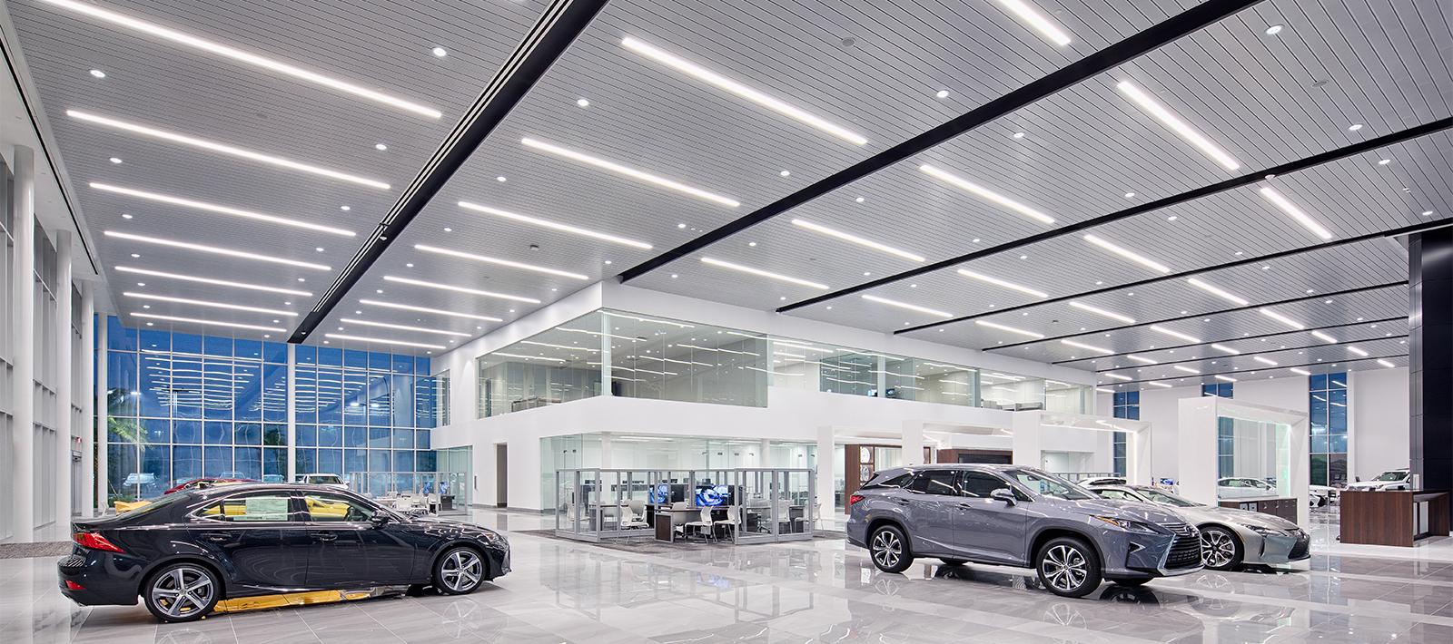 Lexus of Orlando Showroom Seem 4 4.5" Downlight