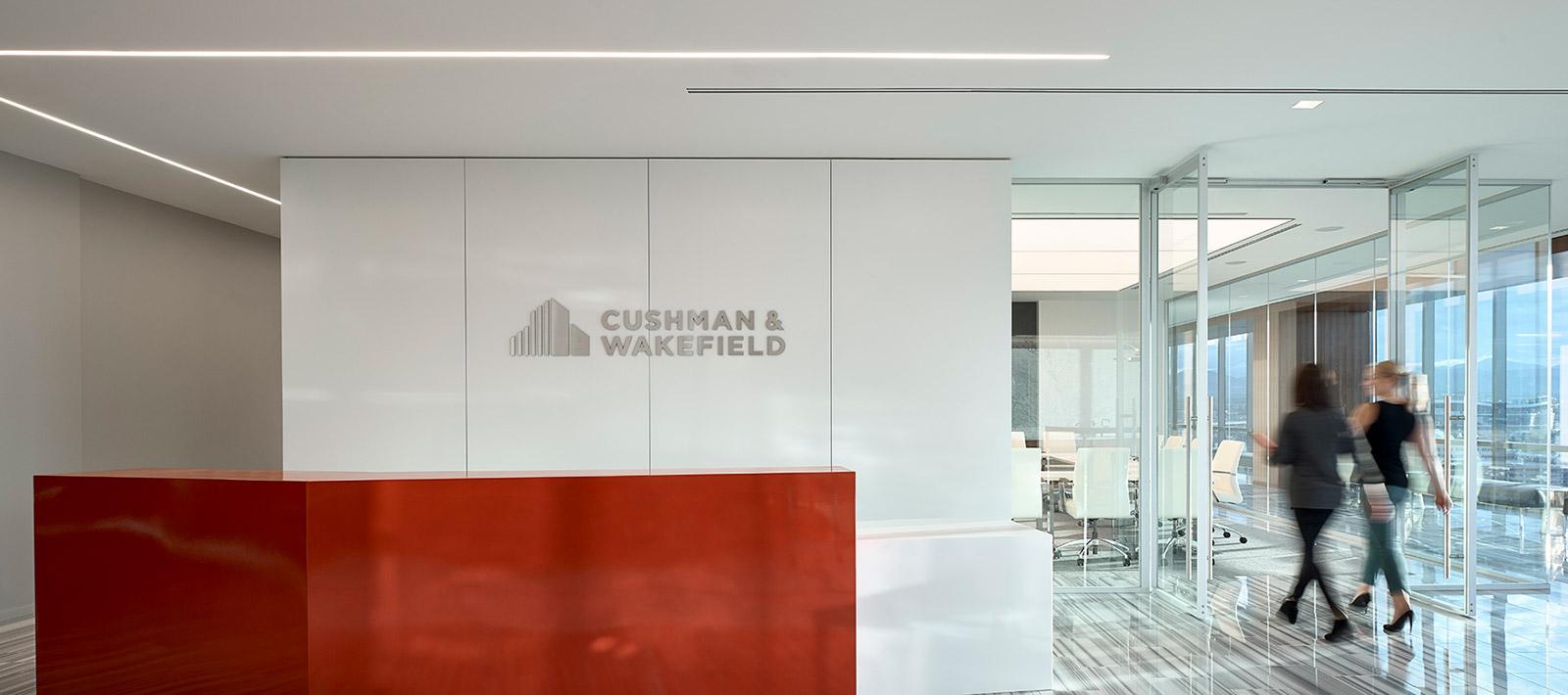 Cushman & Wakefield Reception Area ID+ Seem