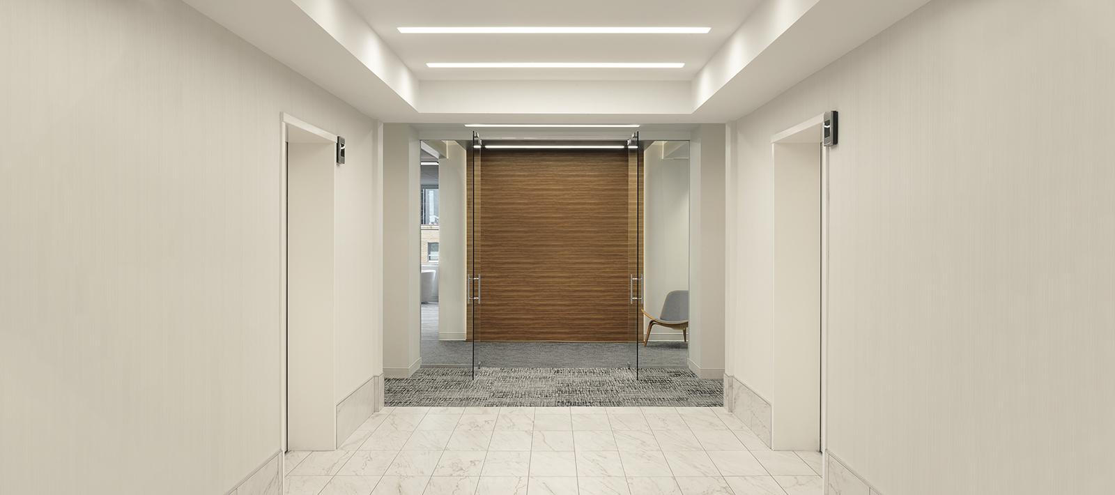 Hanley Corporate Tower Elevator Corridor Seem 6
