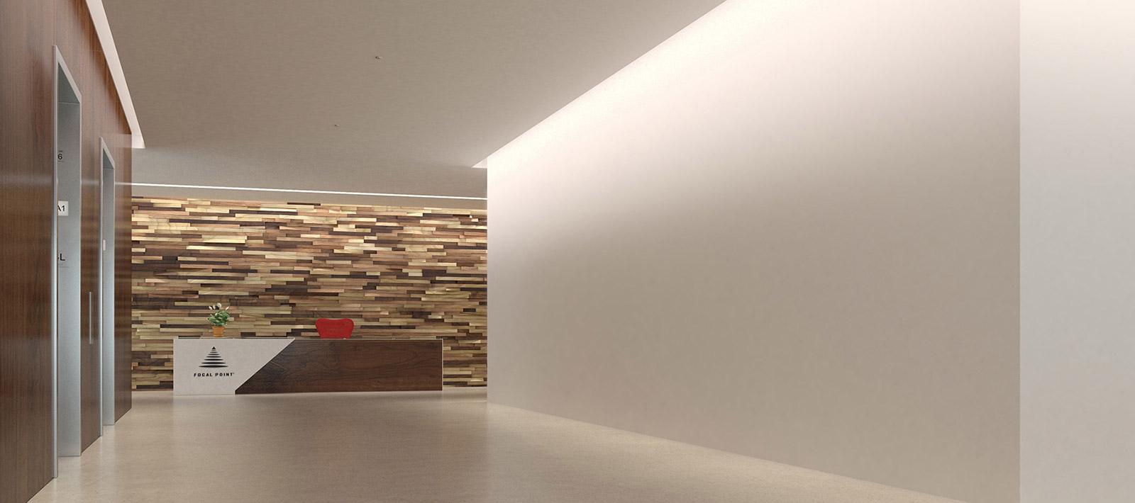 Focus Wall Wash Elevator Lobby 