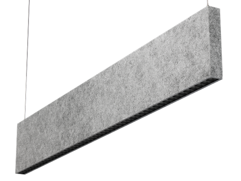 Seem 1 Acoustic Louver, Silver Gray + Black Specular