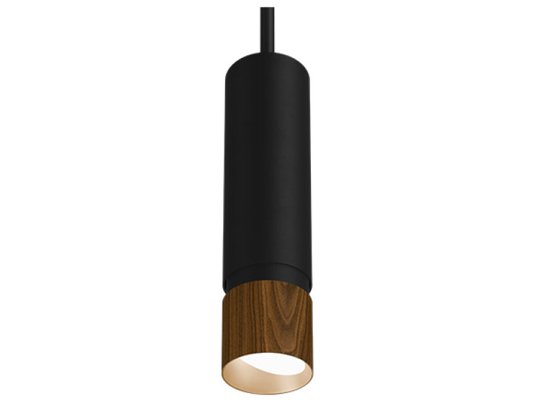 ID+ 2" Cylinder Wall Wash Black Walnut