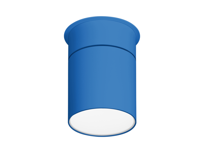 ID+ 3.5" Pure Cylinder Surface Mount RAL 5015 Housing