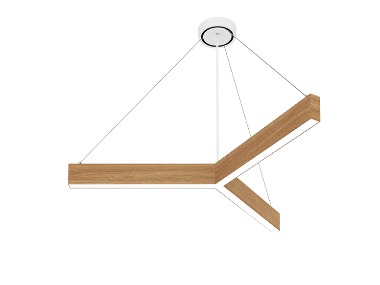 Seem 1 Trio 4ft Single Point Flush Lens Chestnut