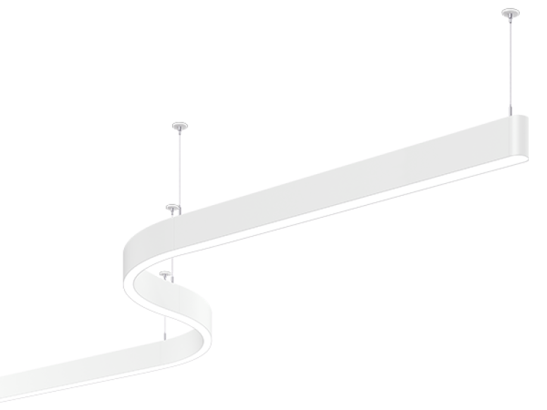 Seem Sweep 2 Suspended S-Pattern Rounded End Cap
